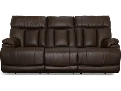 Clive Clove Fabric Power Reclining Sofa with Power Headrests & Lumbar - Alternative View