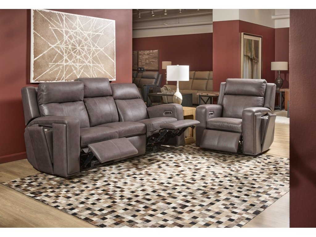 Wyatt Power Recliner with Power Headrest & Lumbar - image 6