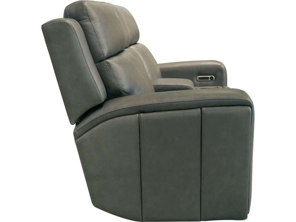 Wyatt Power Reclining Loveseat with Console & Power Headrests & Lumbar - image 2