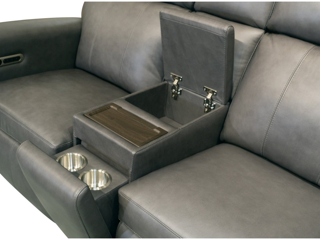 Wyatt Power Reclining Loveseat with Console & Power Headrests & Lumbar - image 4