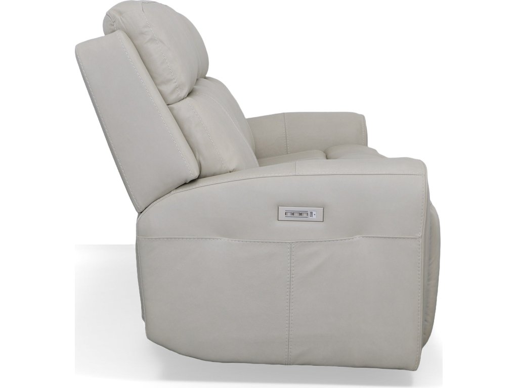 Barnett Leather Power Reclining Sofa with Power Headrests & Lumbar - image 2