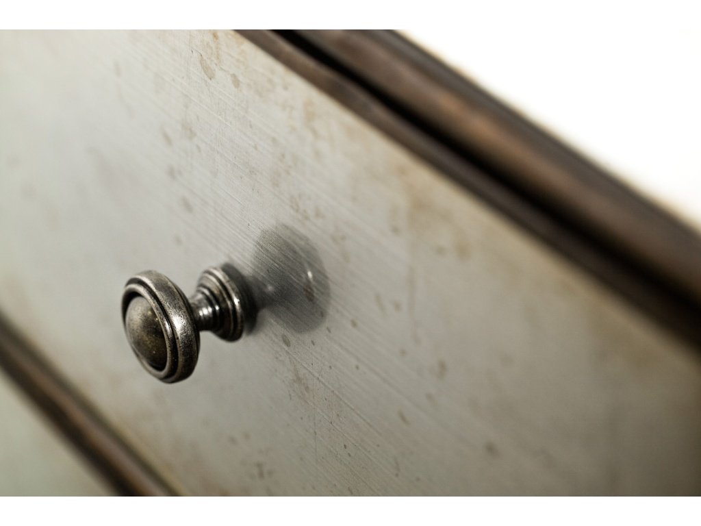 Arabella Mirrored Three-Drawer Nightstand - image 3