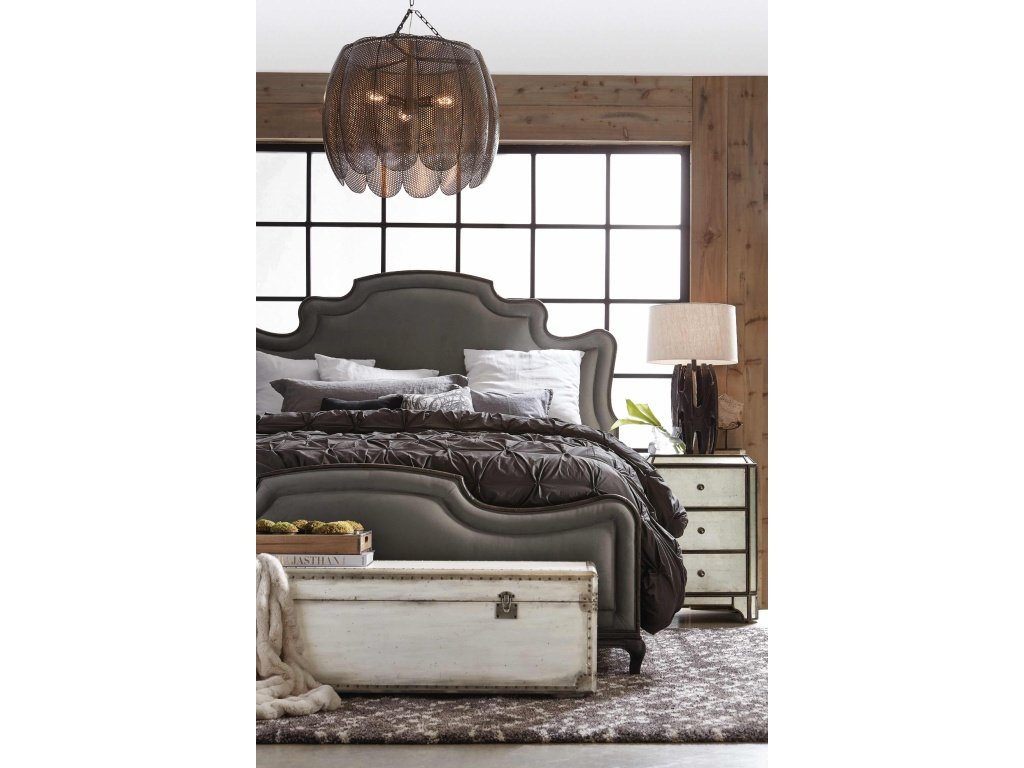 Arabella Mirrored Three-Drawer Nightstand - image 2