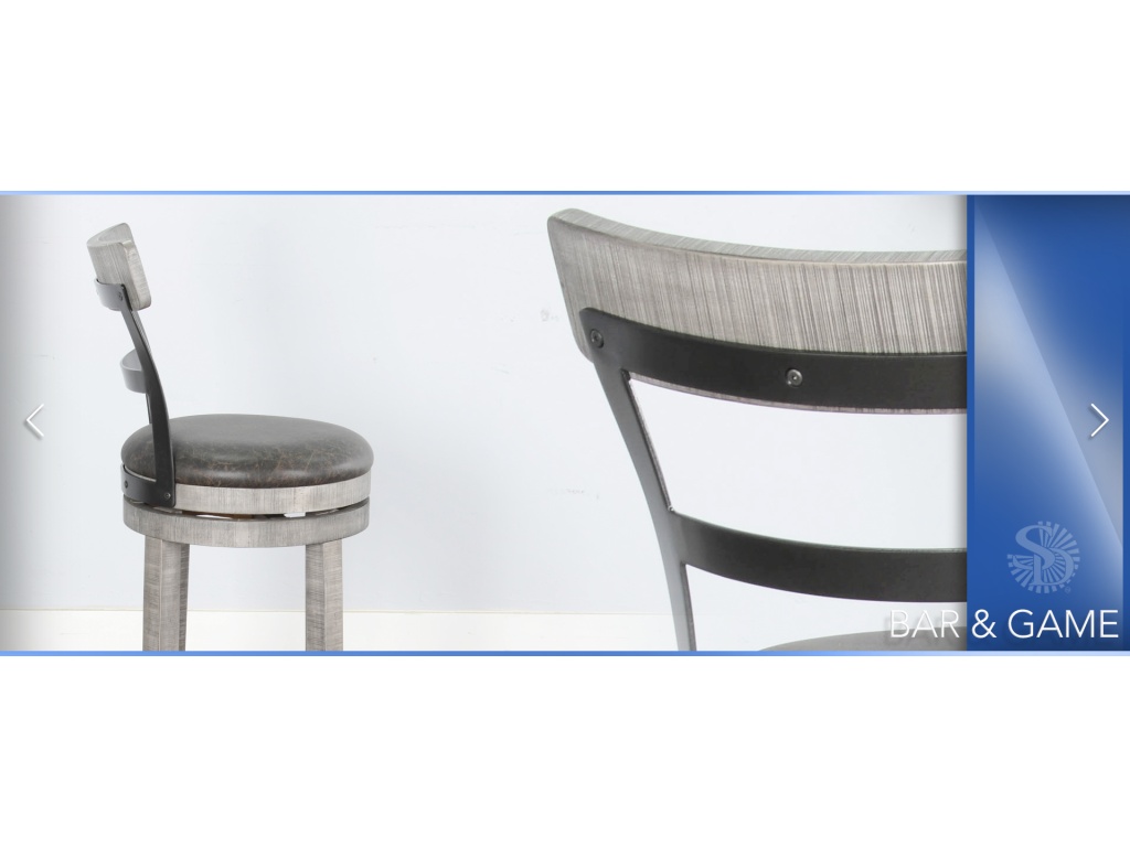 30"H Swivel Barstool Cushion Seat - image 2