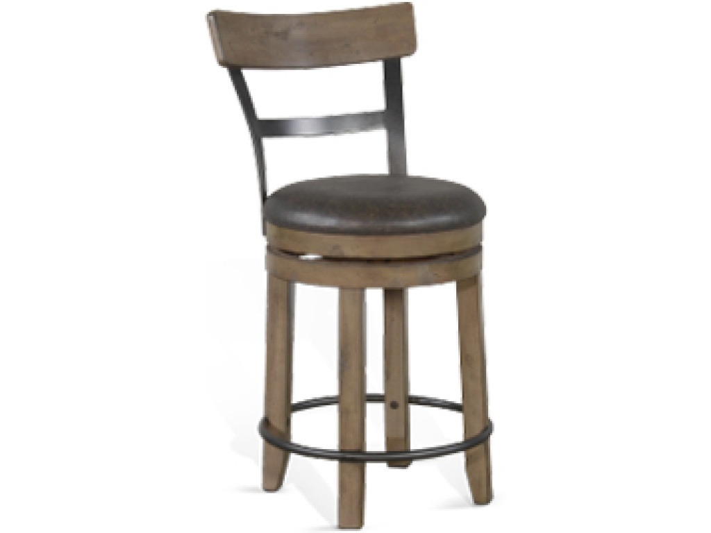 24"H Swivel Barstool Cushion Seat - main image