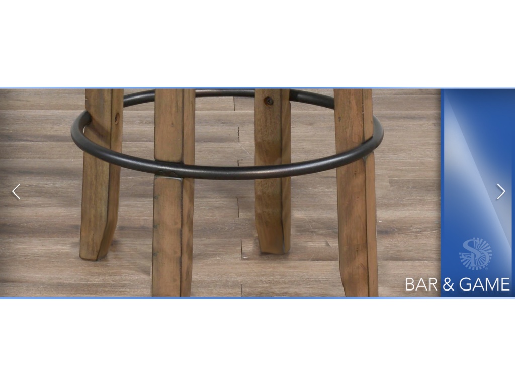 24"H Swivel Barstool Cushion Seat - image 4