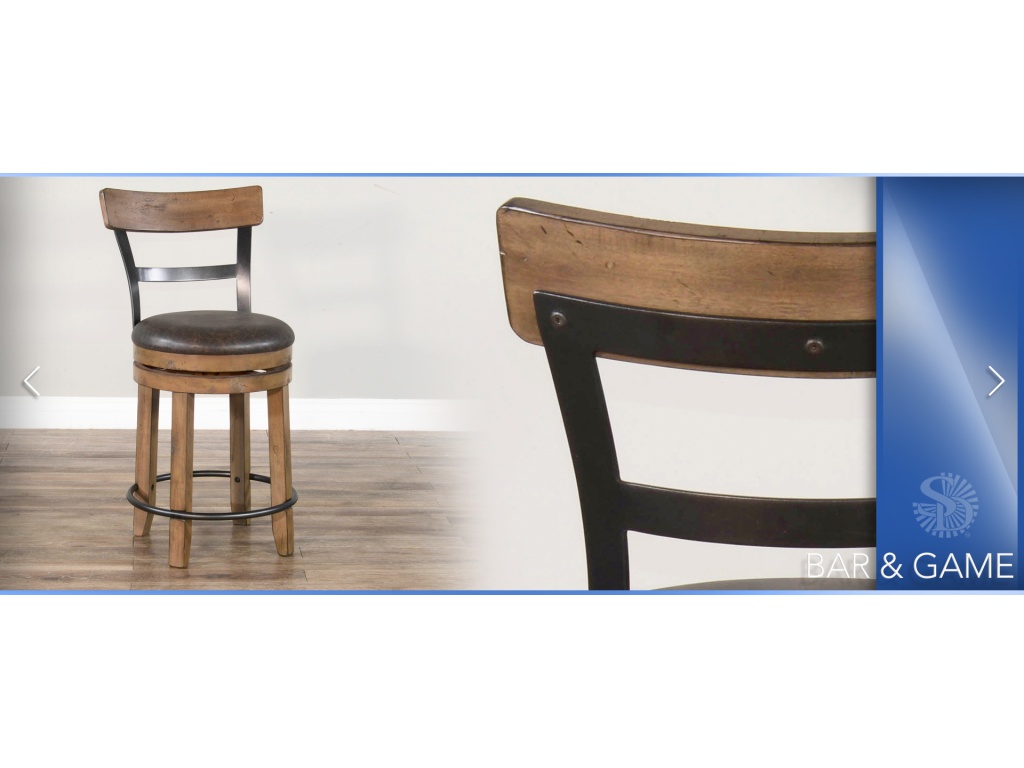 24"H Swivel Barstool Cushion Seat - image 6