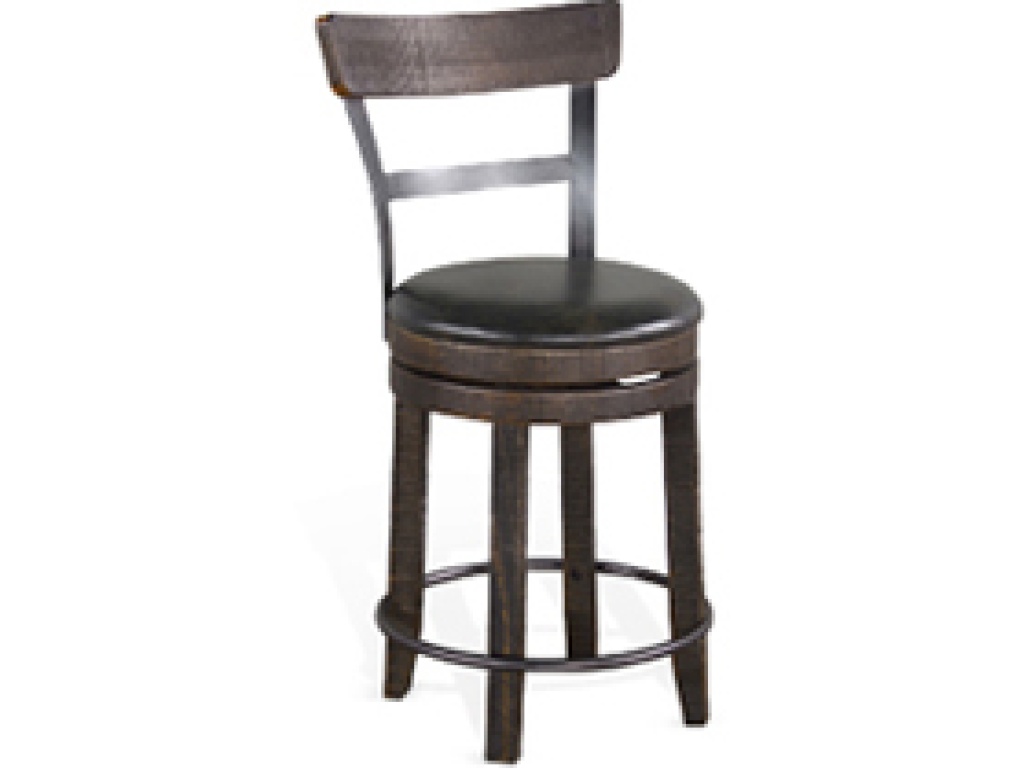 24"H Swivel Barstool Cushion Seat - main image