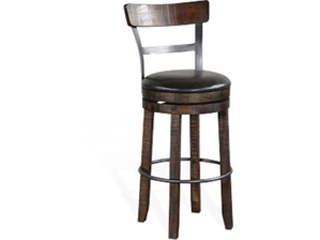 30”H Swivel Barstool Cushion Seat - main image