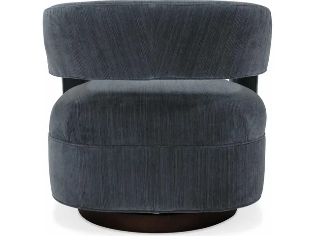Max Swivel Chair - Wood Base - Alternative View