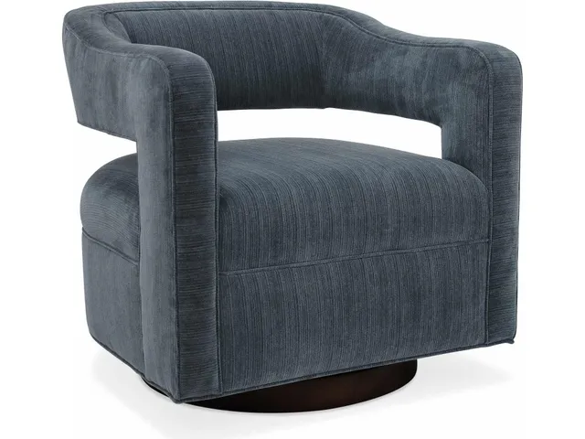 Max Swivel Chair - Wood Base