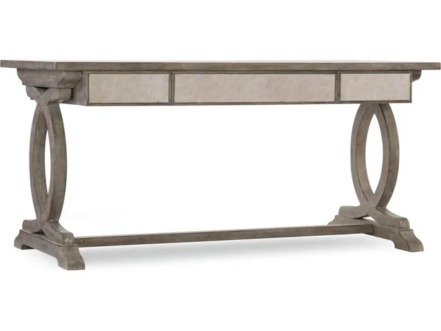 Rustic Glam Trestle Desk - Alternative View