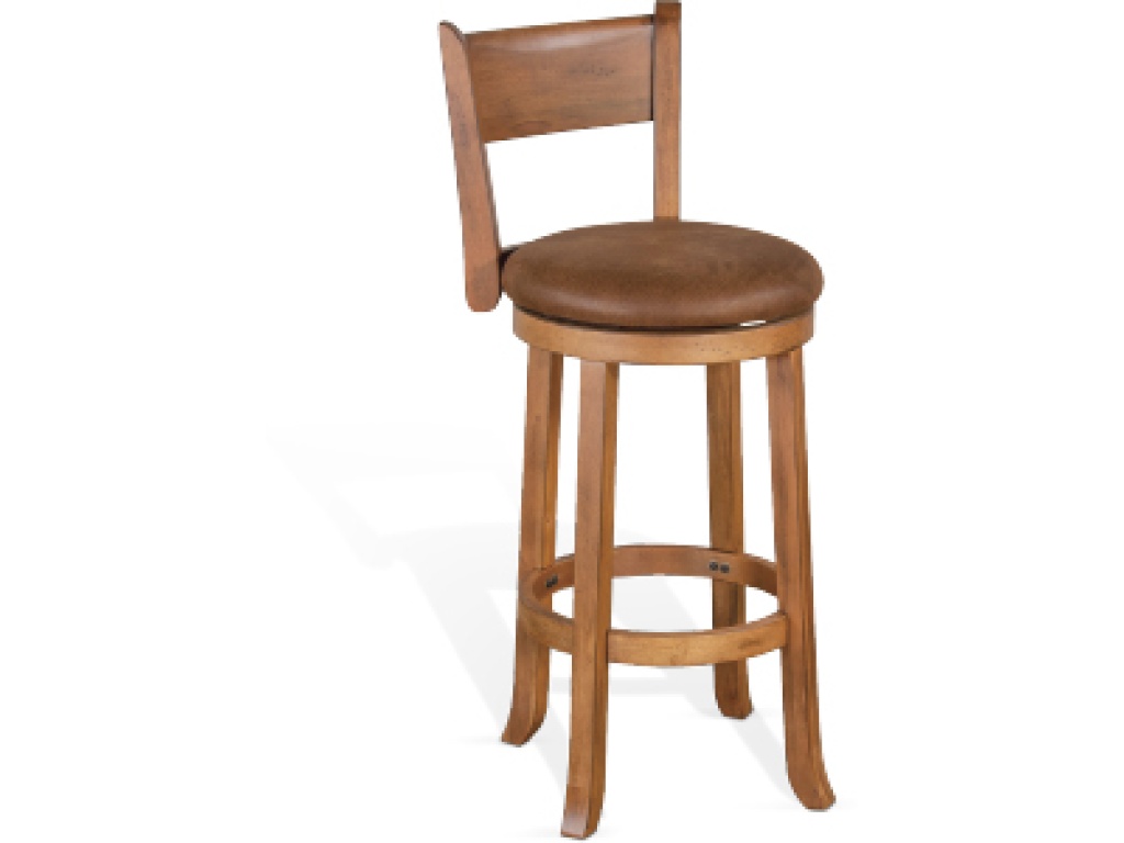 30”H Swivel Barstool Cushion Seat - main image