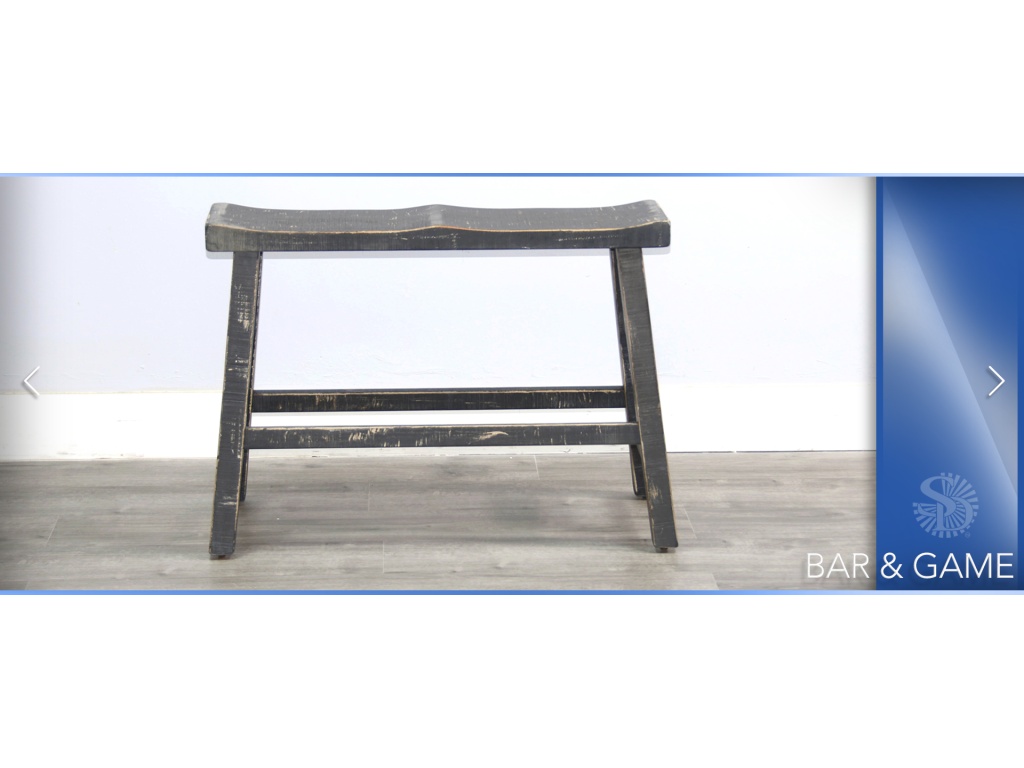 Black Sand 30'H Bench Wood Seat - image 1