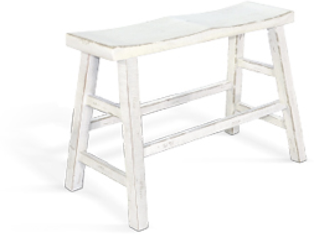 White Sand 24'H Bench Wood Seat - main image