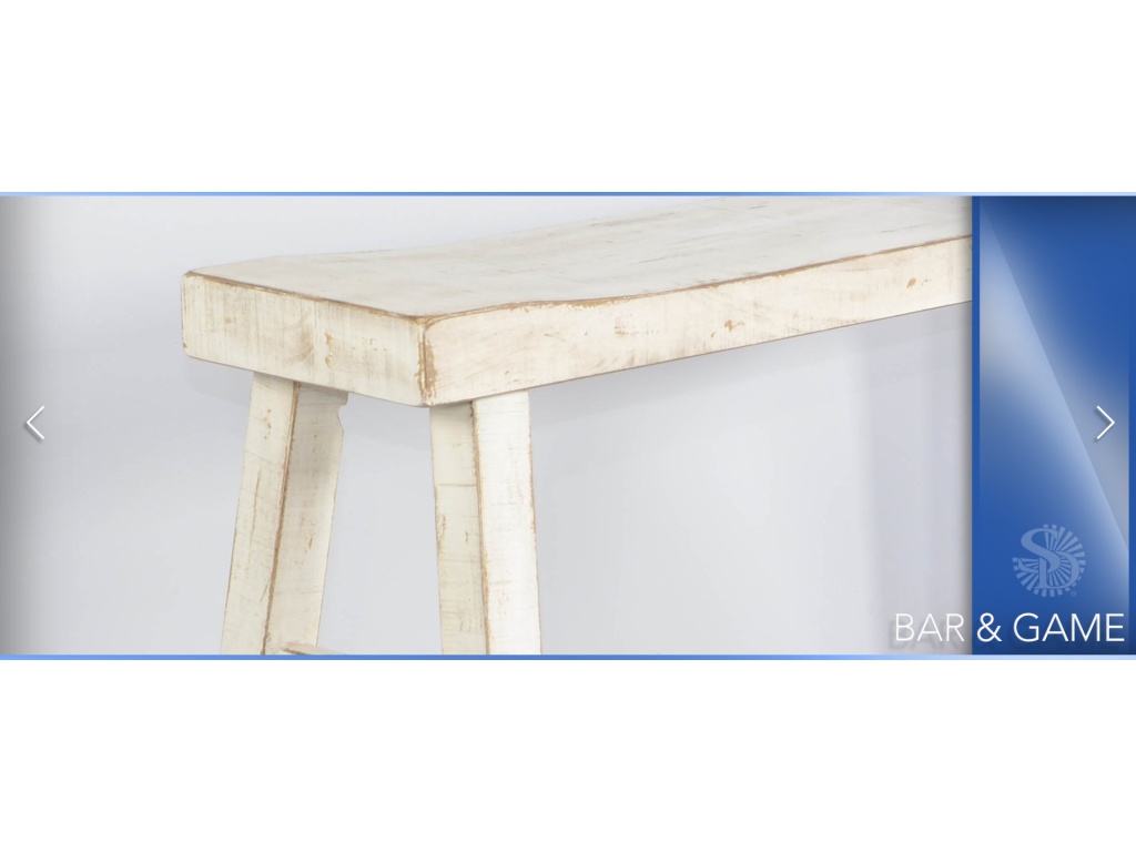 White Sand 24'H Bench Wood Seat - image 2