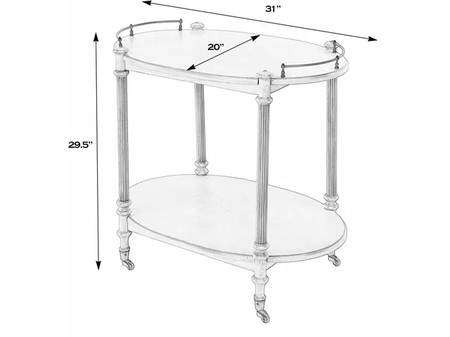 Kathleen Bar Cart - Alternative View