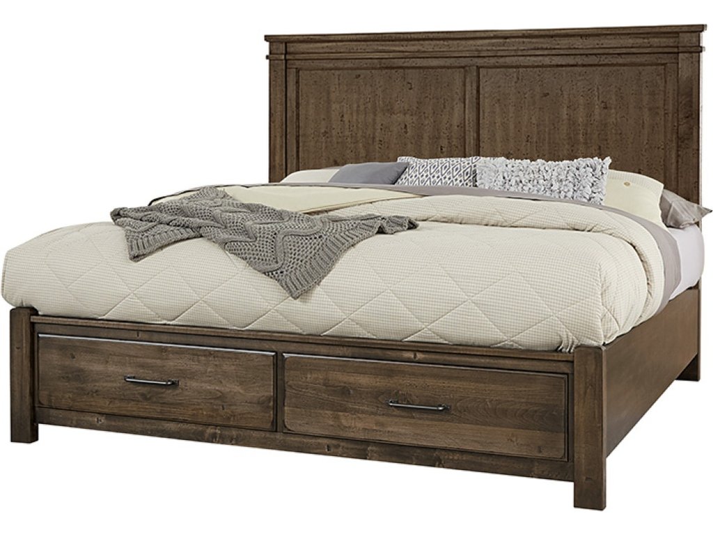 Mansion Bed With Footboard Storage - main image