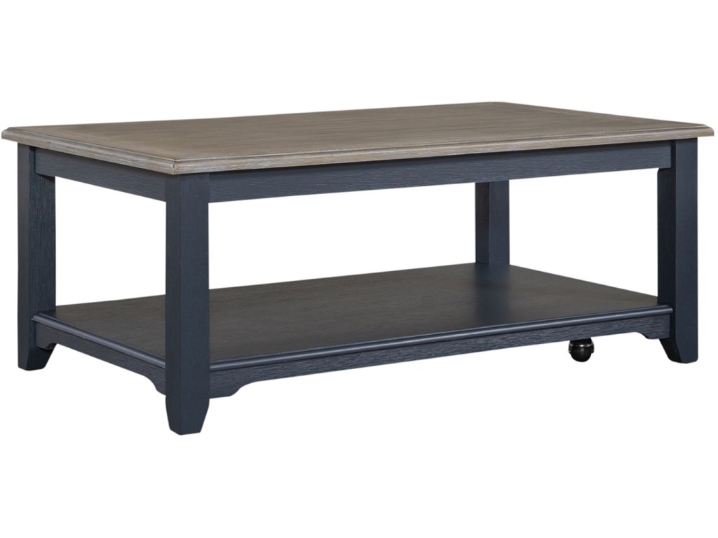 Rectangular Cocktail Table- Navy - image 1