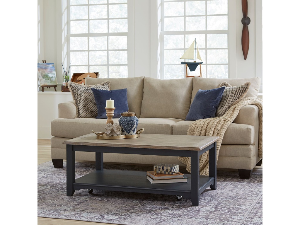 Rectangular Cocktail Table- Navy - main image