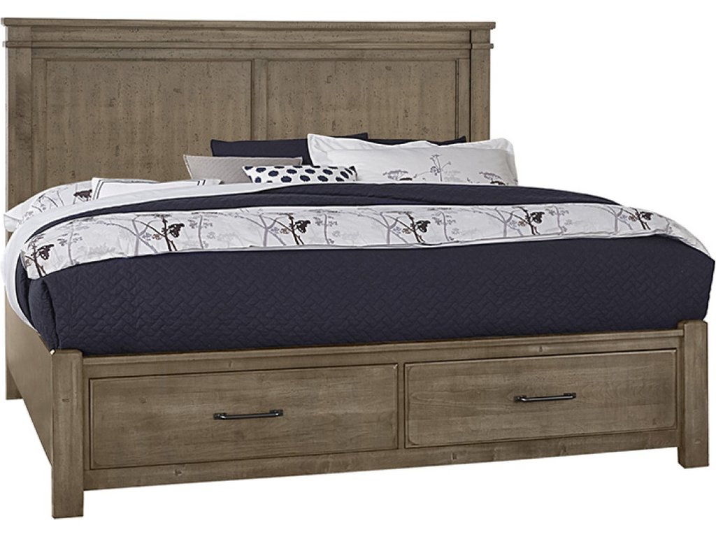 Mansion Bed With Footboard Storage - main image