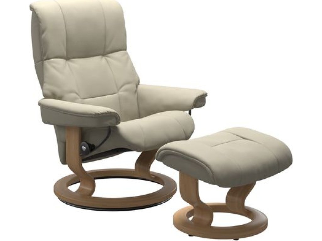 Mayfair (M) Classic Base Recliner with Ottoman - main image