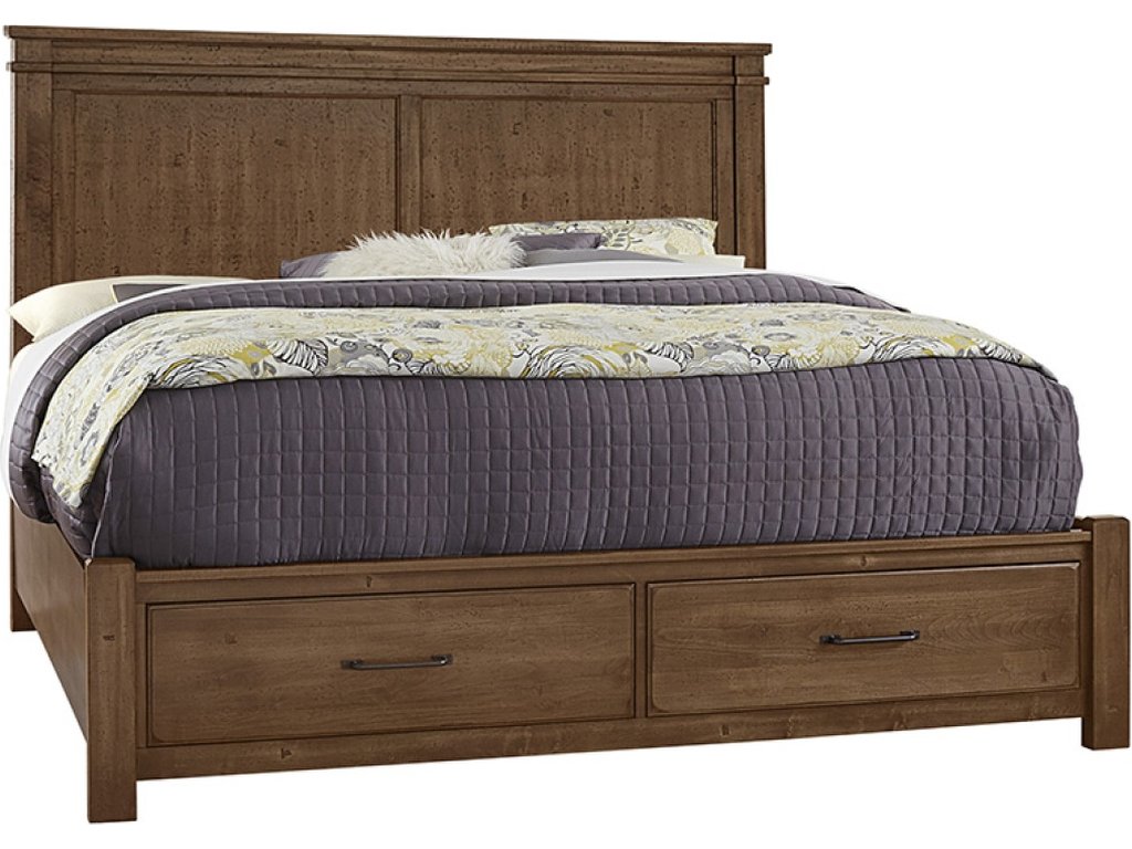 Mansion Bed With Footboard Storage - main image