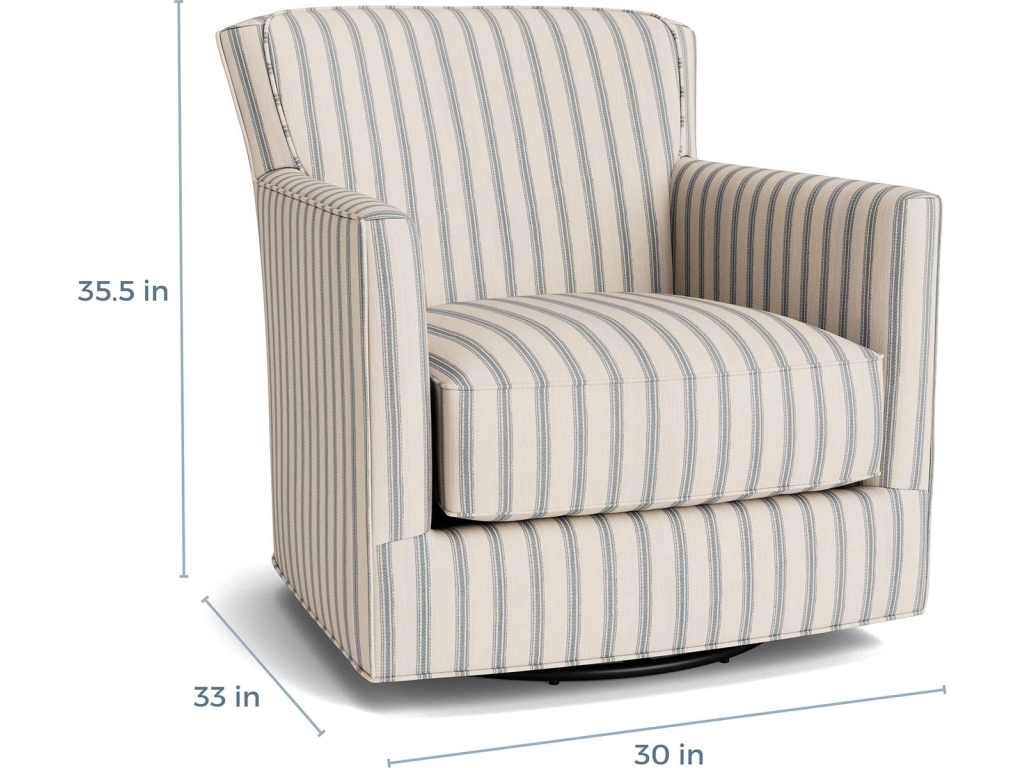 New American Living Thin Track Arm Swivel Glider Chair - image 2