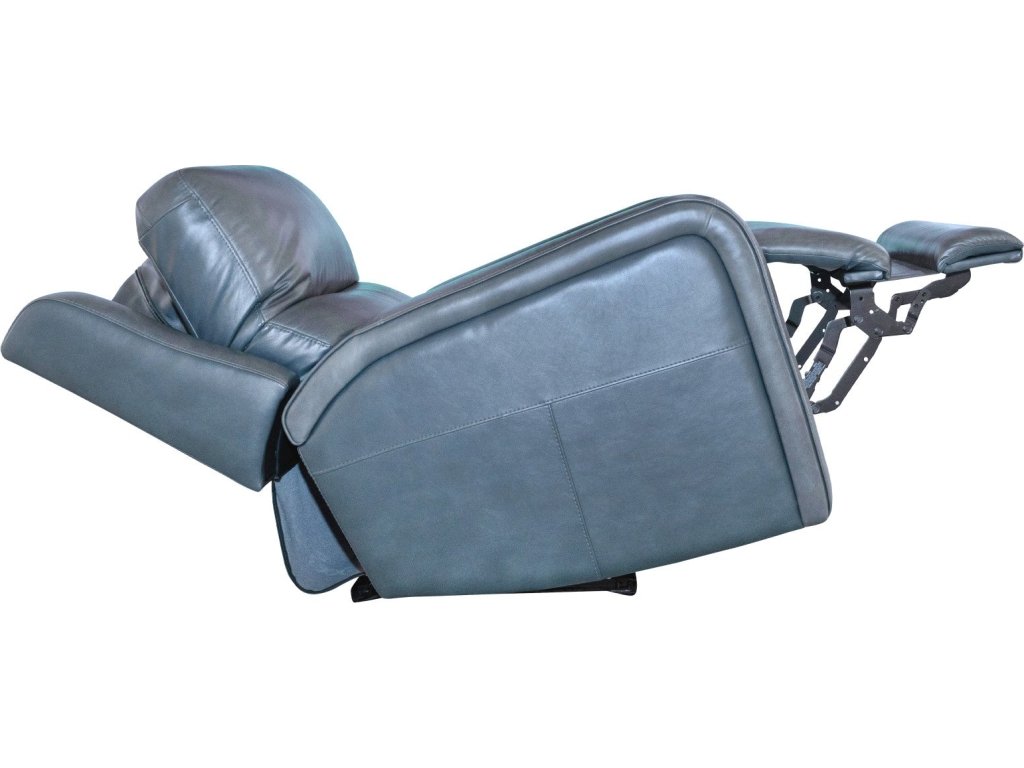 Oasis Storm Leather Power Recliner with Power Headrest, Lumbar, Heat & Massage - image 9