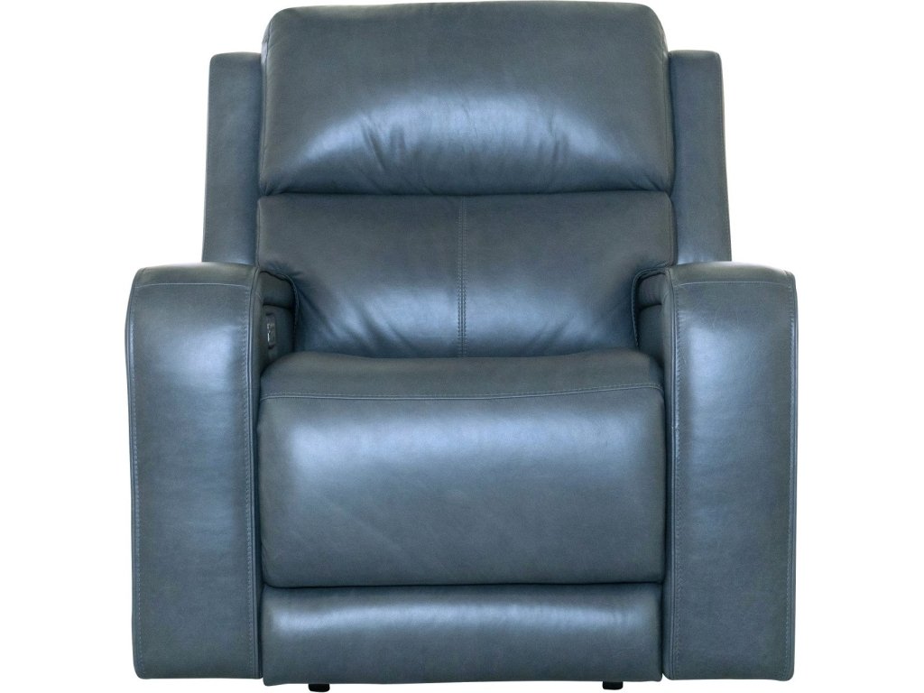 Oasis Storm Leather Power Recliner with Power Headrest, Lumbar, Heat & Massage - image 2