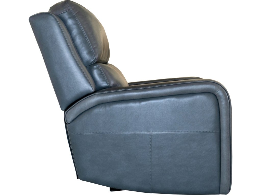 Oasis Storm Leather Power Recliner with Power Headrest, Lumbar, Heat & Massage - image 3