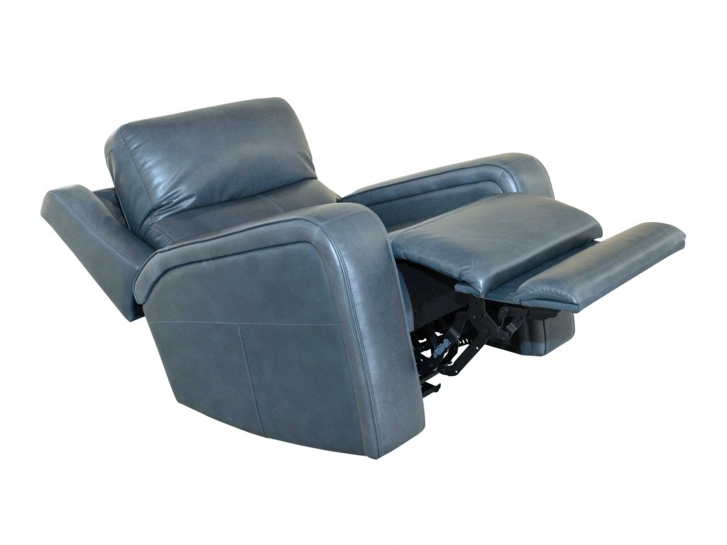 Oasis Storm Leather Power Recliner with Power Headrest, Lumbar, Heat & Massage - image 5