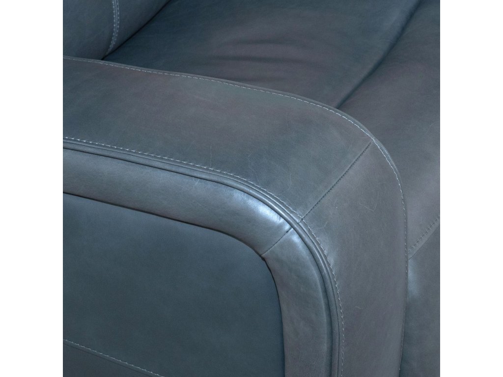 Oasis Storm Leather Power Recliner with Power Headrest, Lumbar, Heat & Massage - image 7