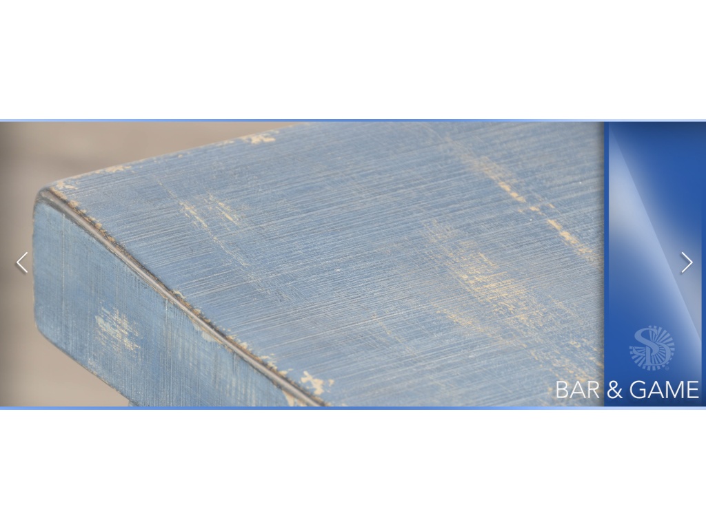 Ocean Blue 24"H Saddle Seat Stool Wood Seat - image 3