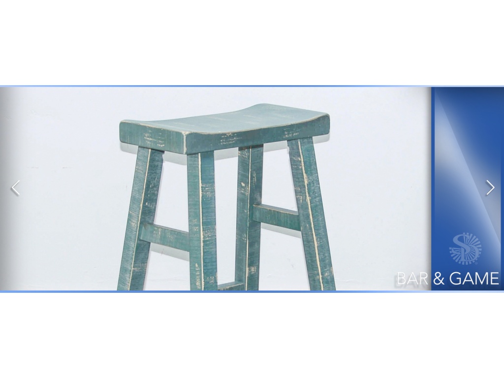 Sea Grass 30"H Saddle Seat Stool Wood Seat - image 2