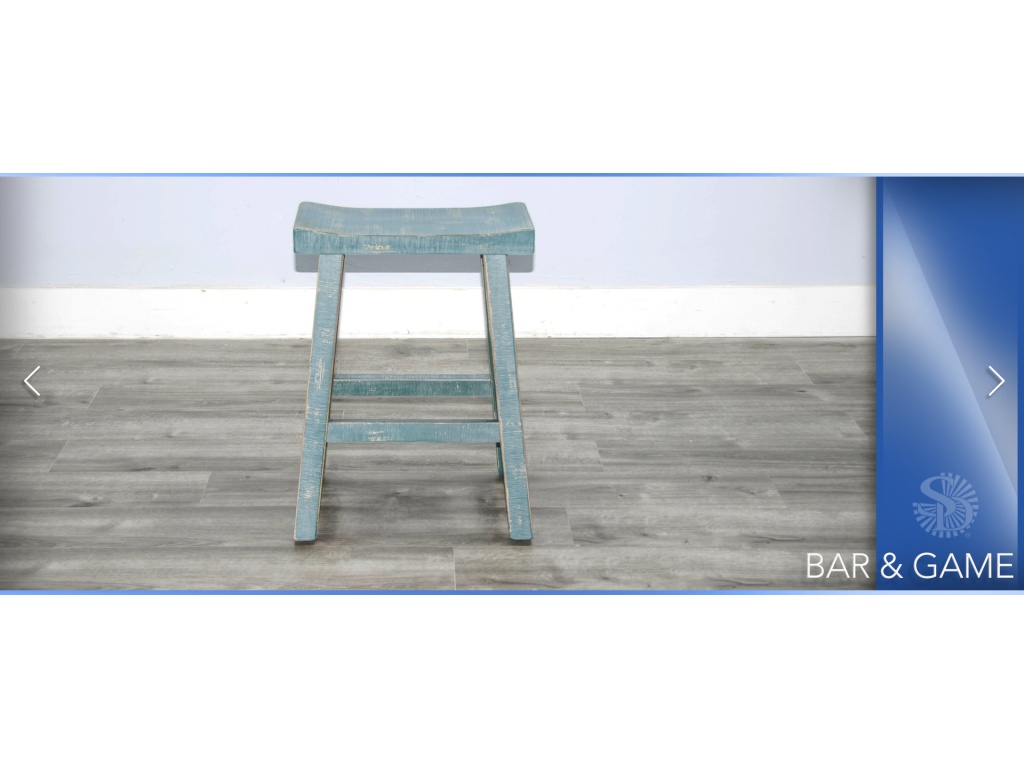 Sea Grass 30"H Saddle Seat Stool Wood Seat - image 5