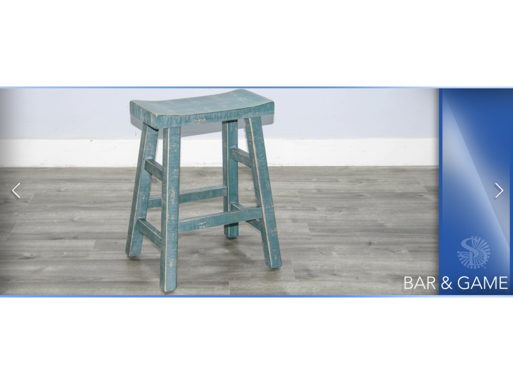 Sea Grass 30"H Saddle Seat Stool Wood Seat - image 6