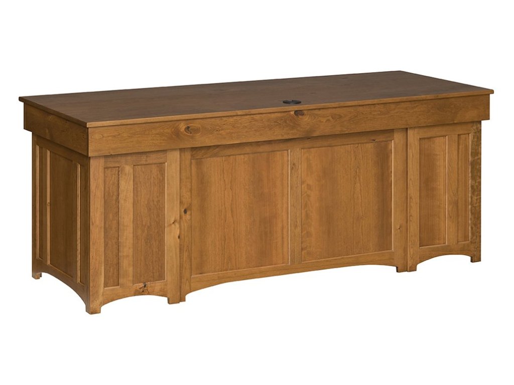 Country Value Woodworks Executive Lift Desk Executive Desk, alternate view 1