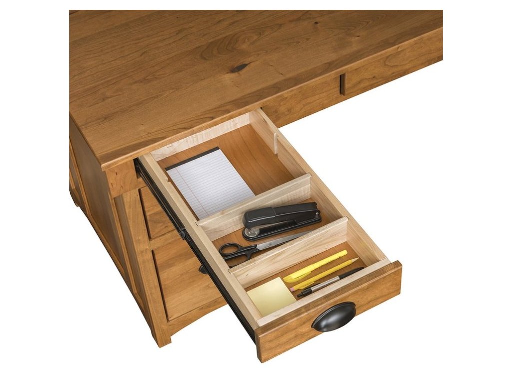 Country Value Woodworks Executive Lift Desk Executive Desk, alternate view 3