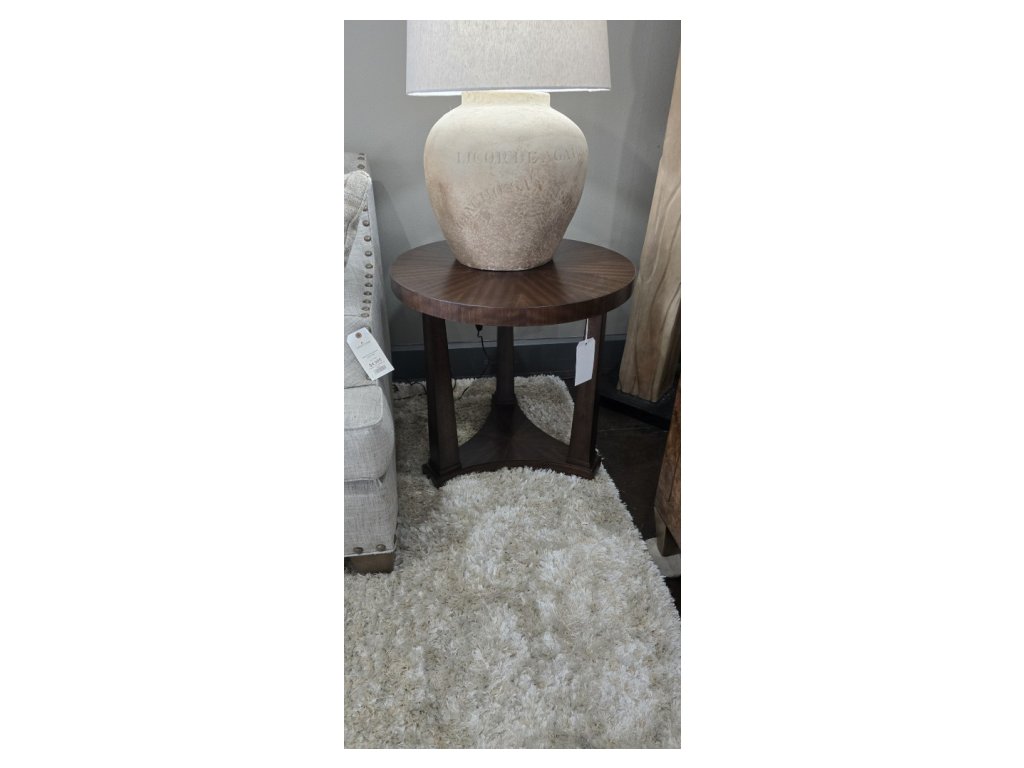 Classic Walnut Round End Table - main image