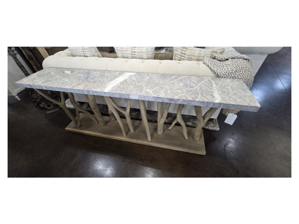 Stone and Pecan Console - main image