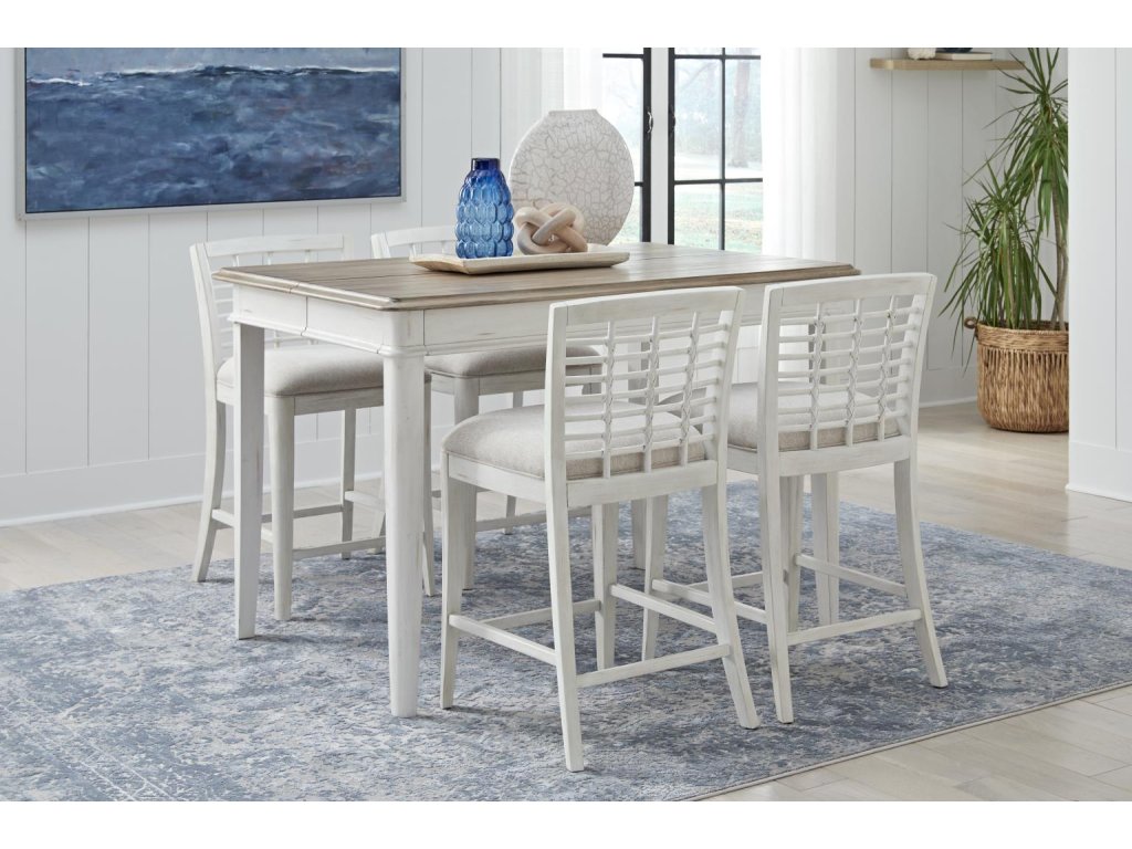 Counter Ht Table, 4 Counter Ht Chairs - main image