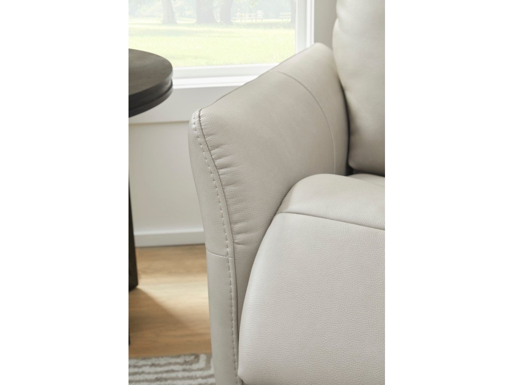 Artemis Dove Fabric Power Rocking Recliner with Power Headrest, Lumbar, Heat & Massage - image 4
