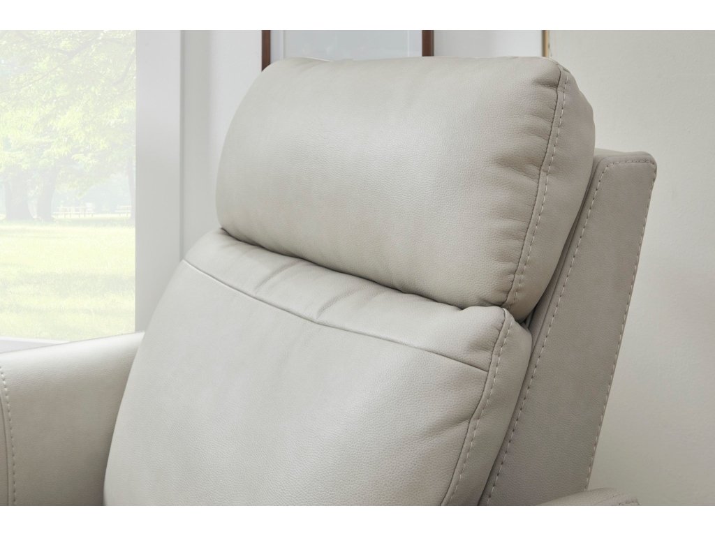 Artemis Dove Fabric Power Rocking Recliner with Power Headrest, Lumbar, Heat & Massage - image 6