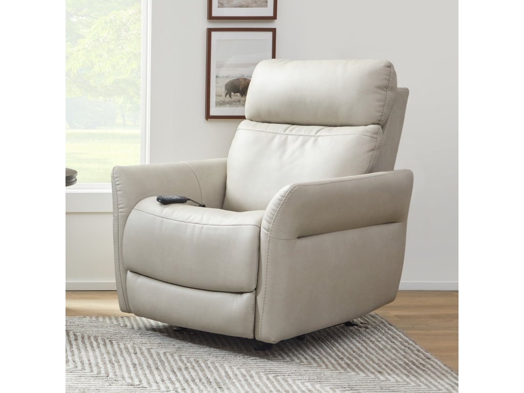 Artemis Dove Fabric Power Rocking Recliner with Power Headrest, Lumbar, Heat & Massage - image 7