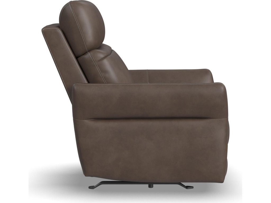 Artemis Cappuccino Fabric Power Rocking Recliner with Power Headrest, Lumbar, Heat & Massage - image 3