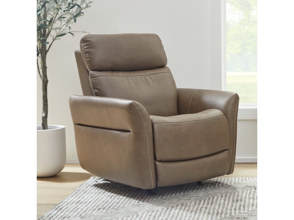 Artemis Cappuccino Fabric Power Rocking Recliner with Power Headrest, Lumbar, Heat & Massage - image 7