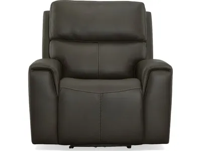 Jarvis Mica Leather Power Recliner with Power Headrest - Alternative View