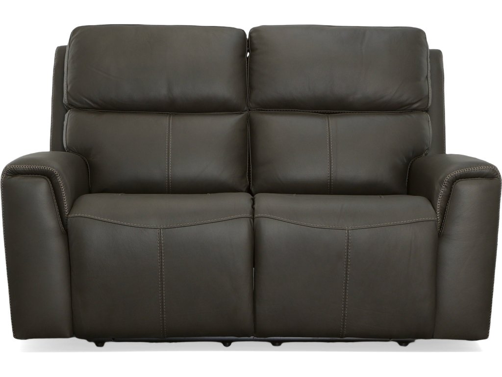 Jarvis Mica Leather Power Reclining Loveseat with Power Headrests - image 1