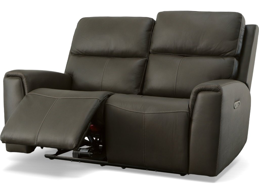 Jarvis Mica Leather Power Reclining Loveseat with Power Headrests - image 4